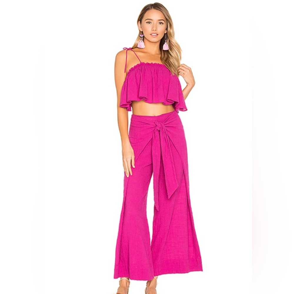 Women's Pink Two-Piece Free People Set